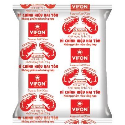Combo 5 gói mì Hai tôm chính hiệu Vifon (1 gói 75g)