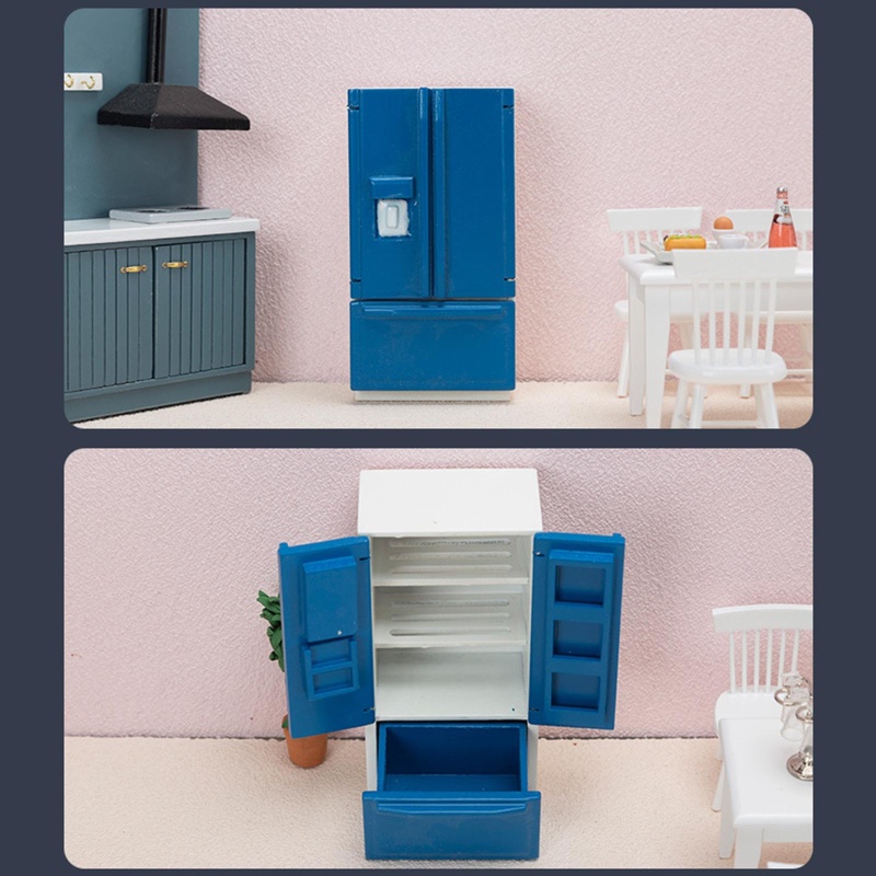 Tủ Lạnh Mini 2 87x2 1x5 4 Hai Cửa Trang Trí Nhà Búp Bê