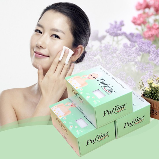 Bông Tẩy Trang Puffme Siêu Tiết Kiệm 80 miếng