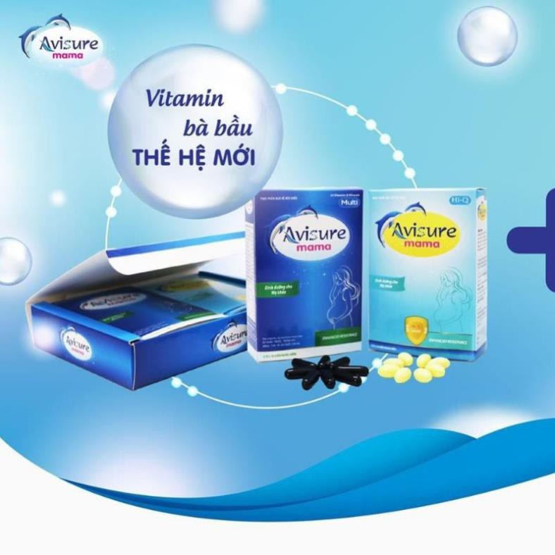 [GIÁ GỐC] Avisure mama Vitamin tổng hợp cho bà bầu chính hãng hộp 60 viên