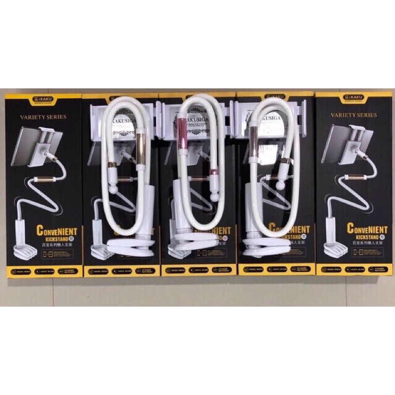 [ CHÍNH HÃNG KAKU ] Giá đỡ kẹp Ipad máy tính bảng điện thoại xoay 360 độ trên bàn giường tiện lợi | BigBuy360 - bigbuy360.vn