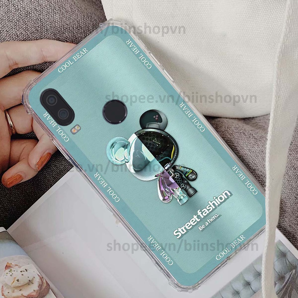 Ốp Vsmart Active 1 / Active 1 Plus / Active 1+ hình gấu bear brick đẹp độc lạ, thời trang, cá tính