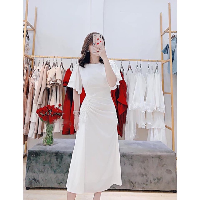 Đầm váy maxi rút dây 3 màu (kèm hình thật) | BigBuy360 - bigbuy360.vn