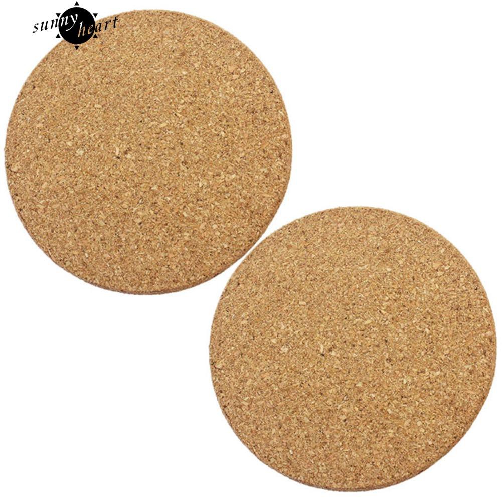 6 Đế Lót Ly Tròn Bằng Gỗ