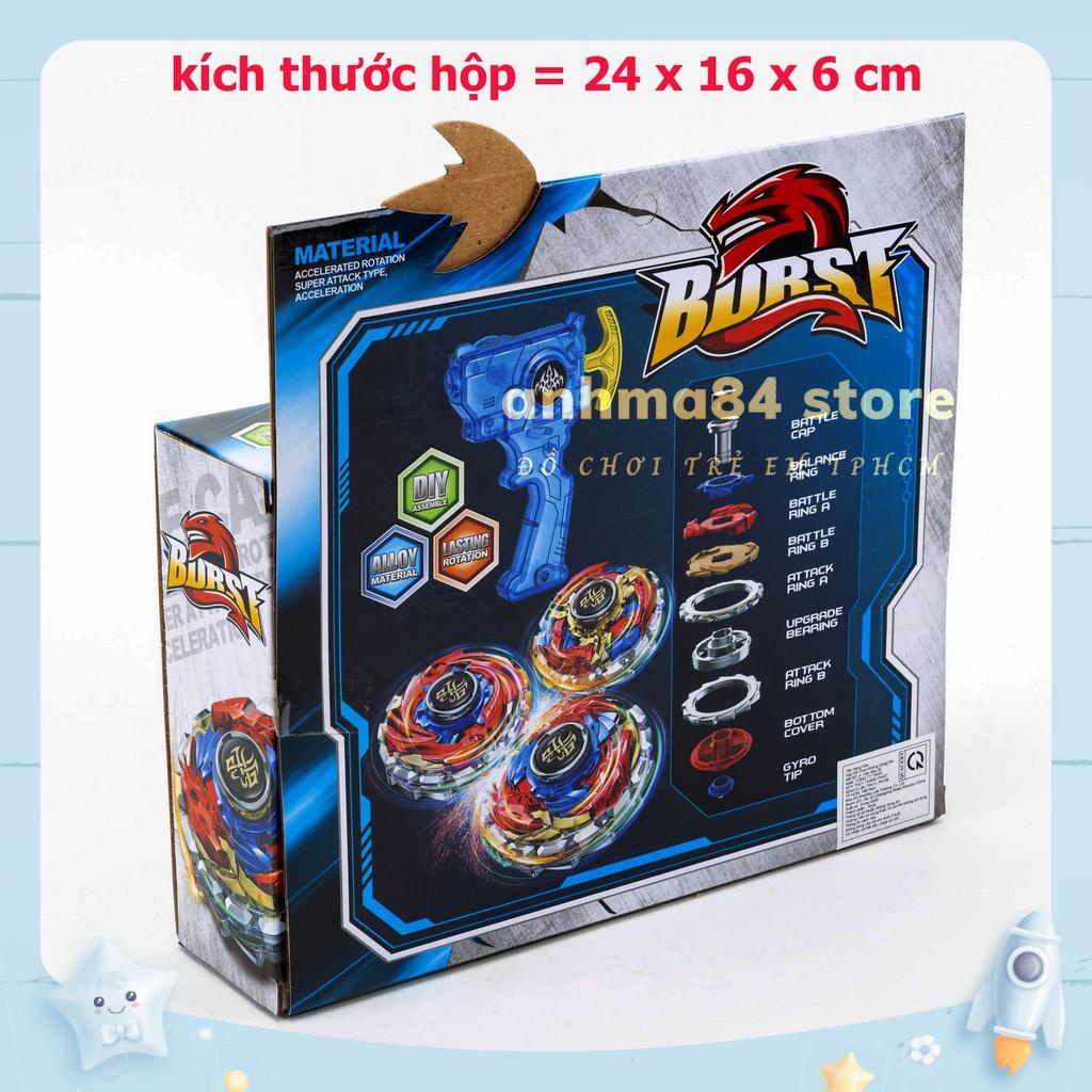 Đồ chơi Con quay Vô Cực Lốc Xoay Rồng Lửa - VIỀN SẮT 02 lớp mạnh mẽ - anhma84 store - cam kết y hình