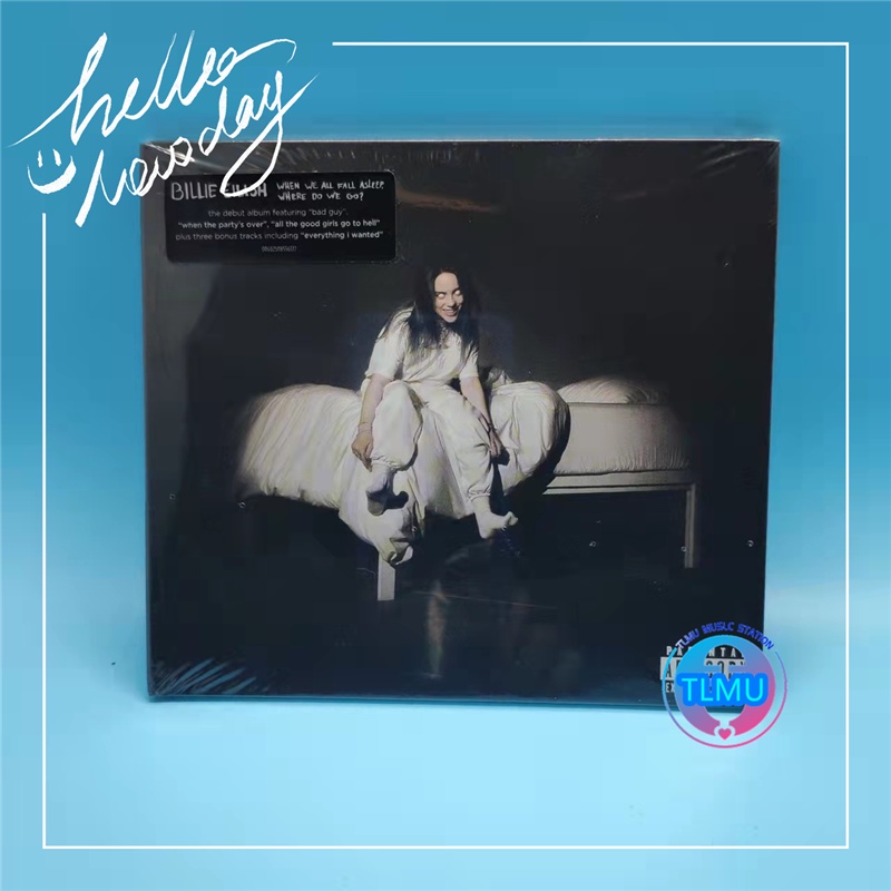 Đĩa cd album billie eilish when we all fall asleep