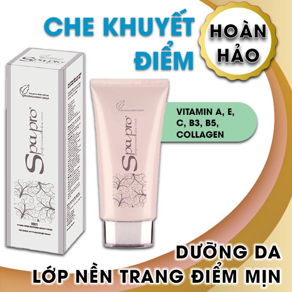 Kem trang điểm trắng da thảo mộc Spapro 40g