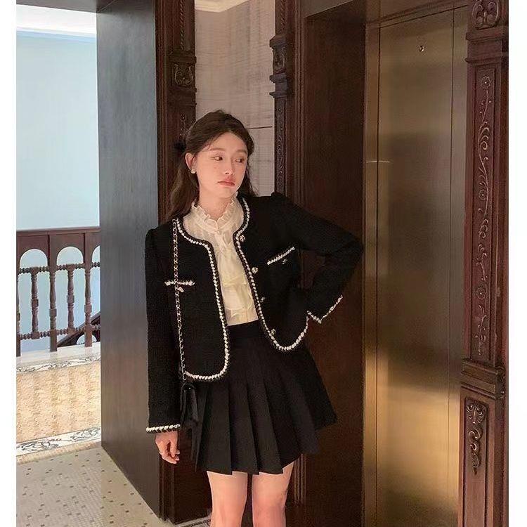 Áo Khoác Ngắn Phong Cách Pháp Cổ Điển Thời Trang Xuân Thu Chất Lượng Cao Cho Nữ Tw