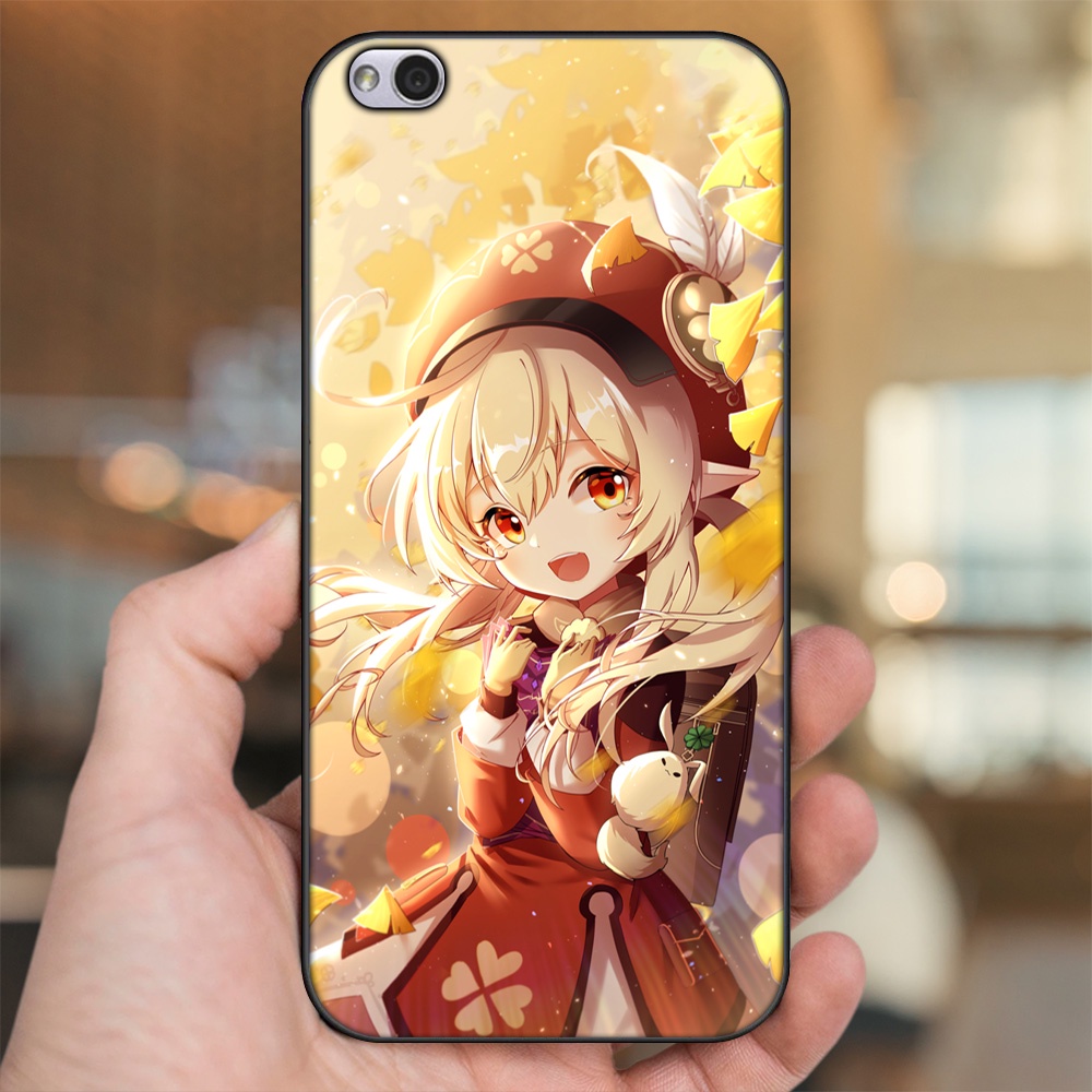 Ốp lưng Xiaomi Redmi 5A viền đen in hình Klee Genshin Impact