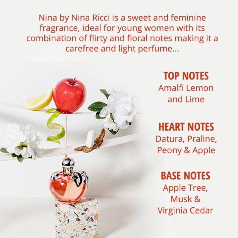 🌸 Nina Ricci Nina EDT - Vial sample mẫu thử nước hoa