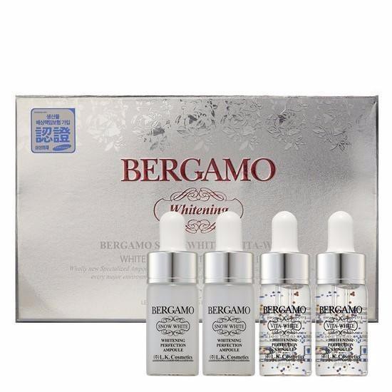 Set 4 chai serum dưỡng da Bergamo