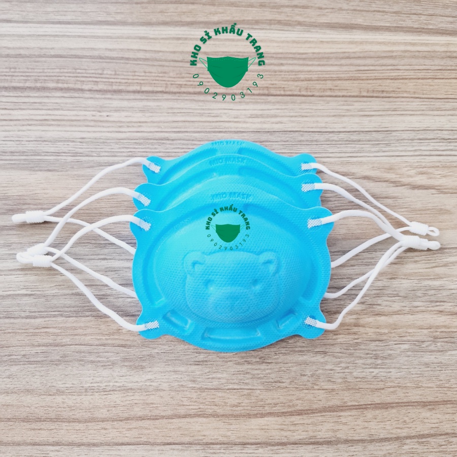 Khẩu trang gấu Mio mask công nghệ Nhật túi 3 cái dành cho bé 1-3 tuổi