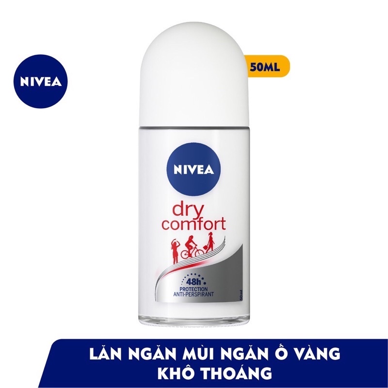 Lăn Ngăn Mùi NIVEA Dành Cho Nữ 50ml