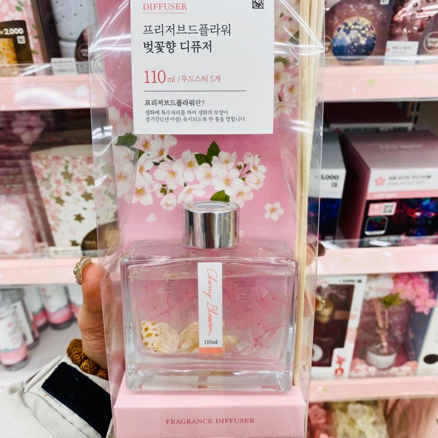 Tinh dầu que khuếch tán thơm phòng Hàn Quốc Cherry Blossom Diffuser