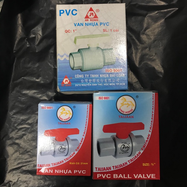 Van nhựa khóa ống nước PVC các cỡ phi 21, 27, 34