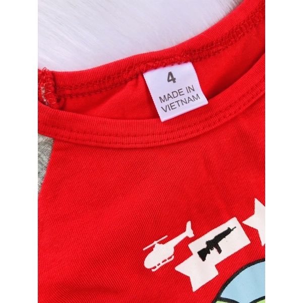 🦖 Bộ cotton dài tay bé trai 8-23kg