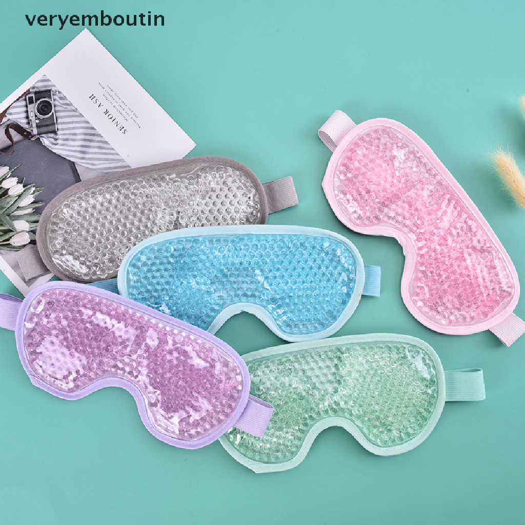 Mặt nạ mắt gel liệu pháp nóng/ lạnh hỗ trợ thư giãn làm đẹp chuyên dụng