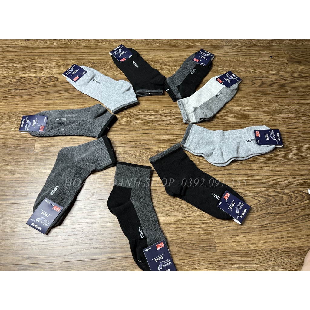 Combo 5 đôi tất hàng dệt kim dày dặn dành cho nam