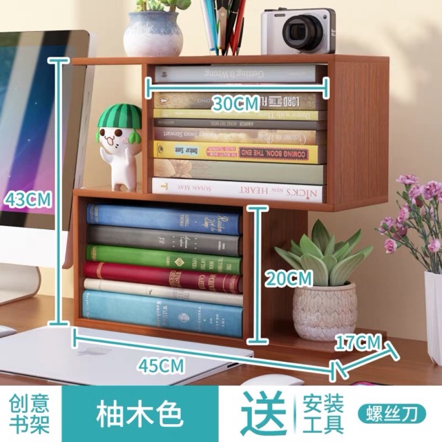 [ Hàng order 5 ngày] kệ sách để bàn tiện dụng