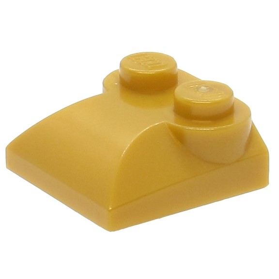 Gạch Lego dốc cong 2 x 2 x 2/3 / Lego Part 47457: Slope, Curved 2 x 2 x 2/3 with Two Studs and Curved Sides