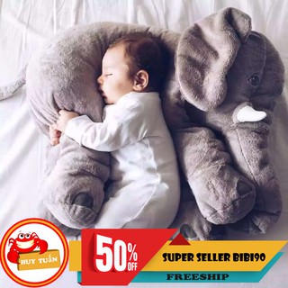 Gối ôm hình voi cho bé 2019