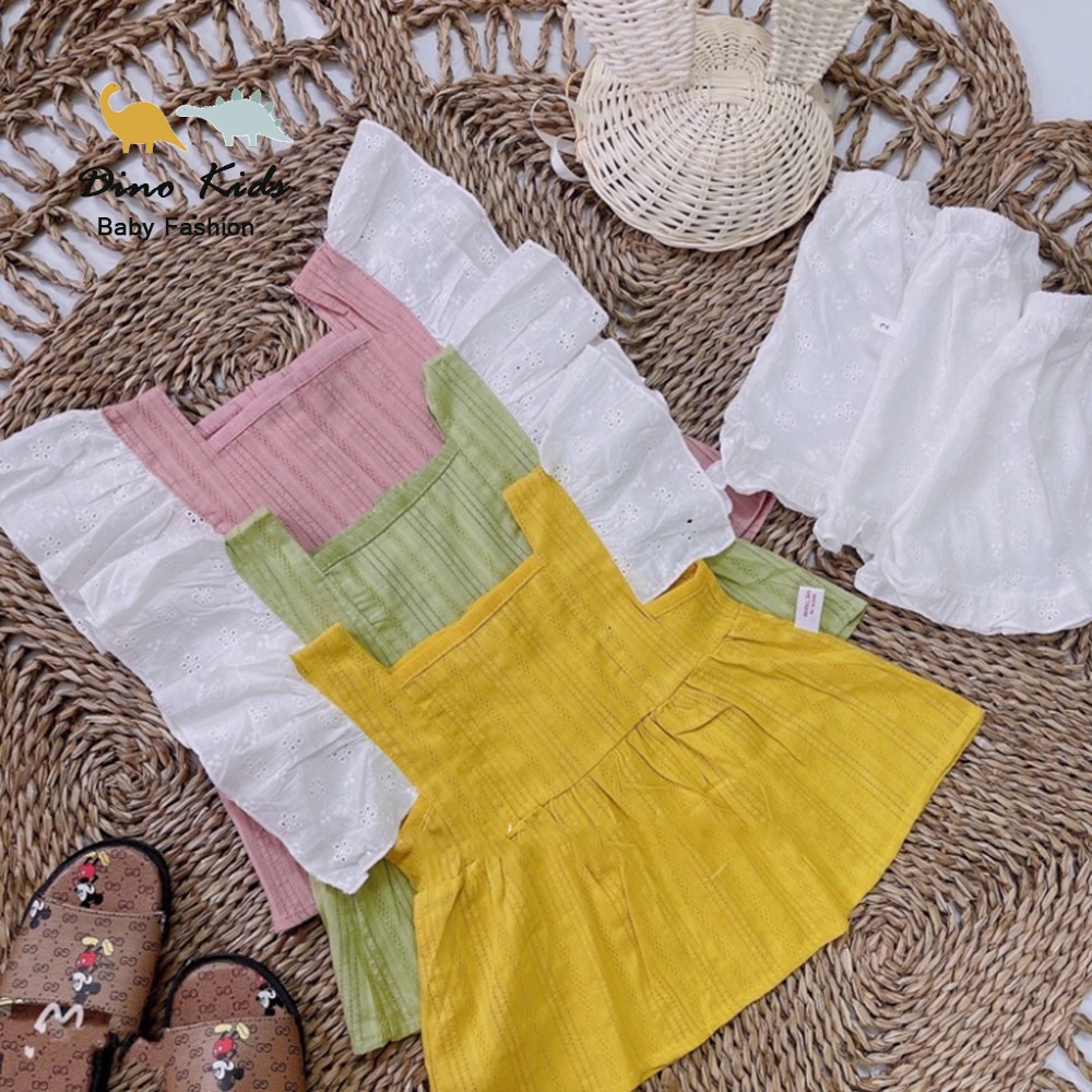 Bộ cánh tiên kèm quần đùi trắng cho bé gái, Bộ tay trắng 2022 bé gái