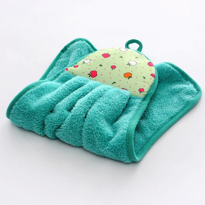 Khăn lau tay treo tường siêu mềm sợi cotton, khăn lau tay nhà bếp treo tường