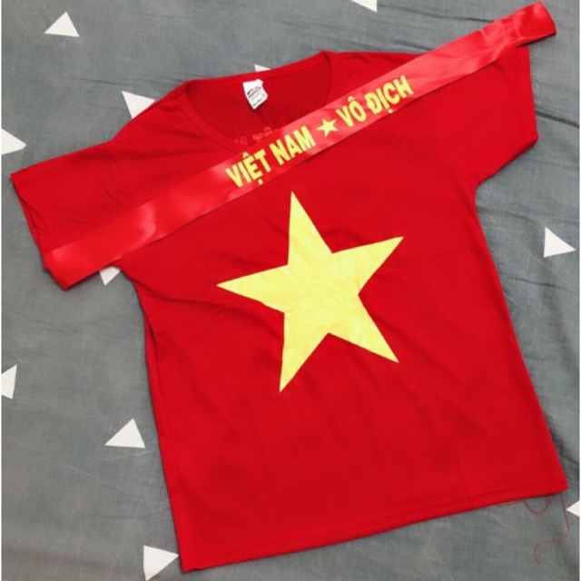 Aó Cờ Đỏ Sao Vàng Niềm Tin Yêu Dân Tộc