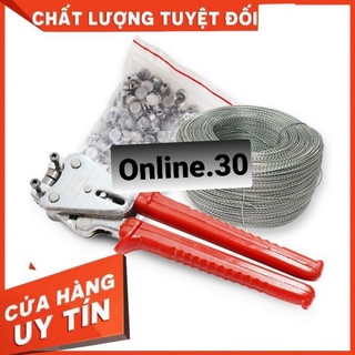 Combo chọn bộ kẹp chì niêm phong 3 sản phẩm kìm+ hạt+ dây