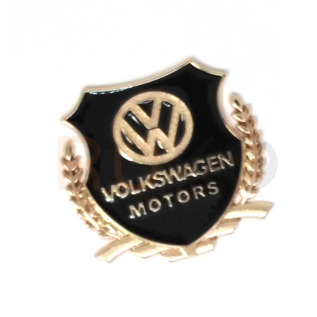 Tem dán, Miếng dán huy hiệu Volkswagen bằng kim loại siêu cá tính tăng điểm nhấn cho xe - 1 chiếc