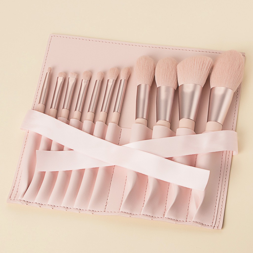 (hàng Mới Về) Set 11 Cọ Trang Điểm Màu Hồng Xinh Xắn | BigBuy360 - bigbuy360.vn