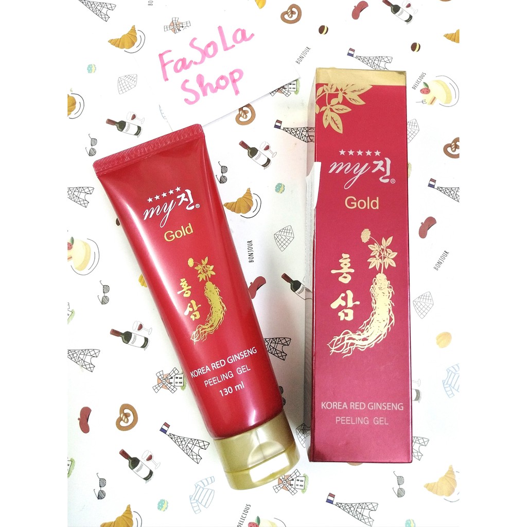 Kem tẩy da chết GOLD MY JIN hồng sâm 130ml Hàn Quốc 🇰🇷 peeling gel korea | BigBuy360 - bigbuy360.vn