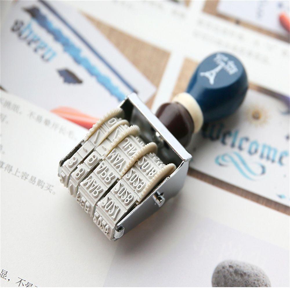 Con Dấu Lăn Bằng Gỗ Có Thể Điều Chỉnh Kích Cỡ Tiện Dụng