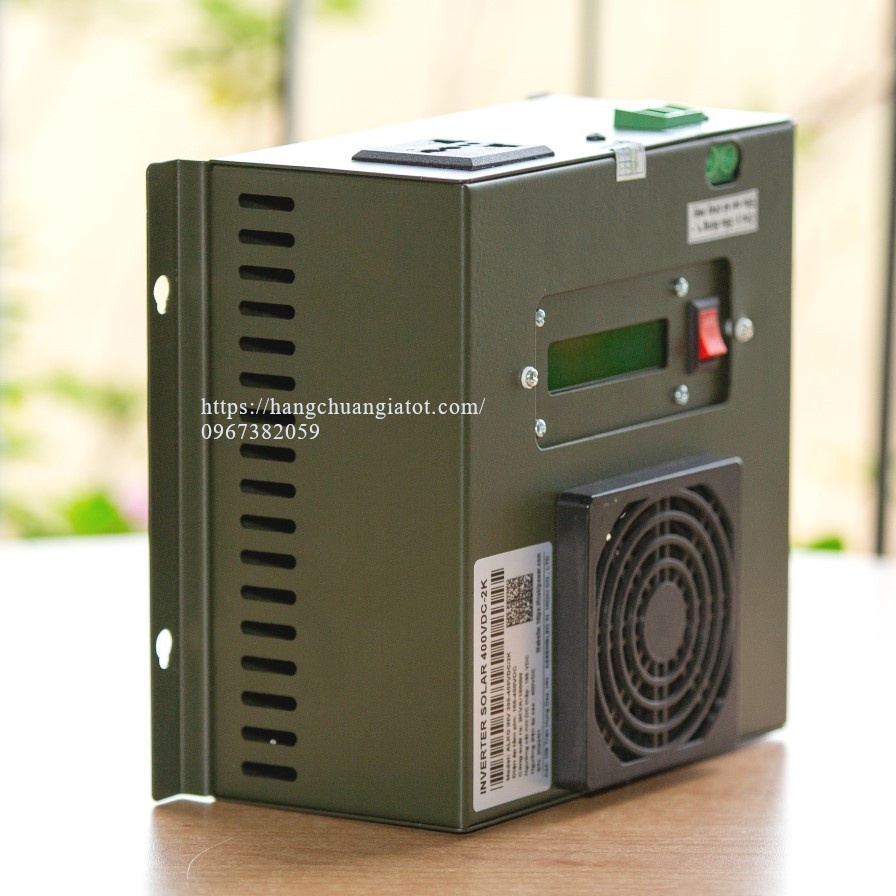 Máy chuyển điện pin năng lượng mặt trời Inverter Solar 400VDC/2KVA/1600W lên điện 220V hàng Nhật Bản