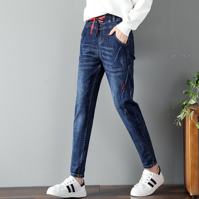 Quần Jeans Nữ Lưng Cao Co Dãn Thời Trang Hàn Quốc Size 70-200 | BigBuy360 - bigbuy360.vn