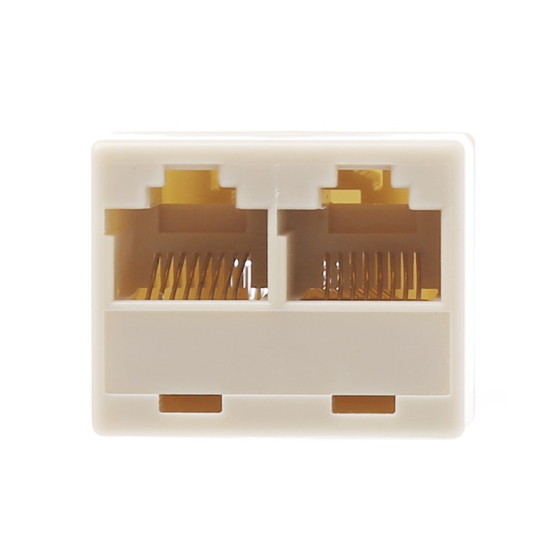 Set 3 Đầu Chuyển Đổi Từ 1 Sang 2 Cổng Lan Ethernet Rj45 Female | BigBuy360 - bigbuy360.vn