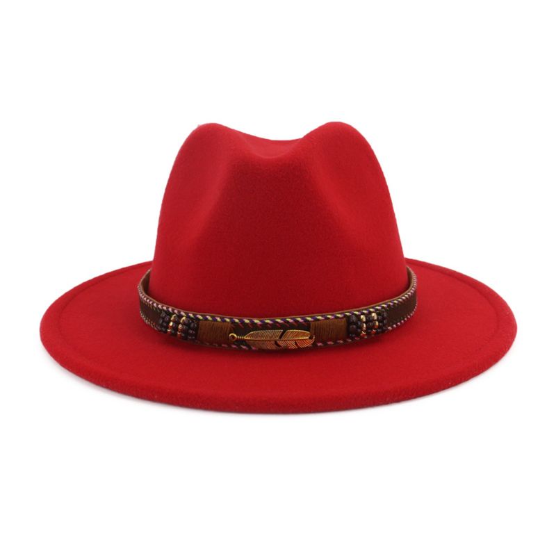 Mũ Fedora Vải Nỉ Vintage Cho Nam Và Nữ