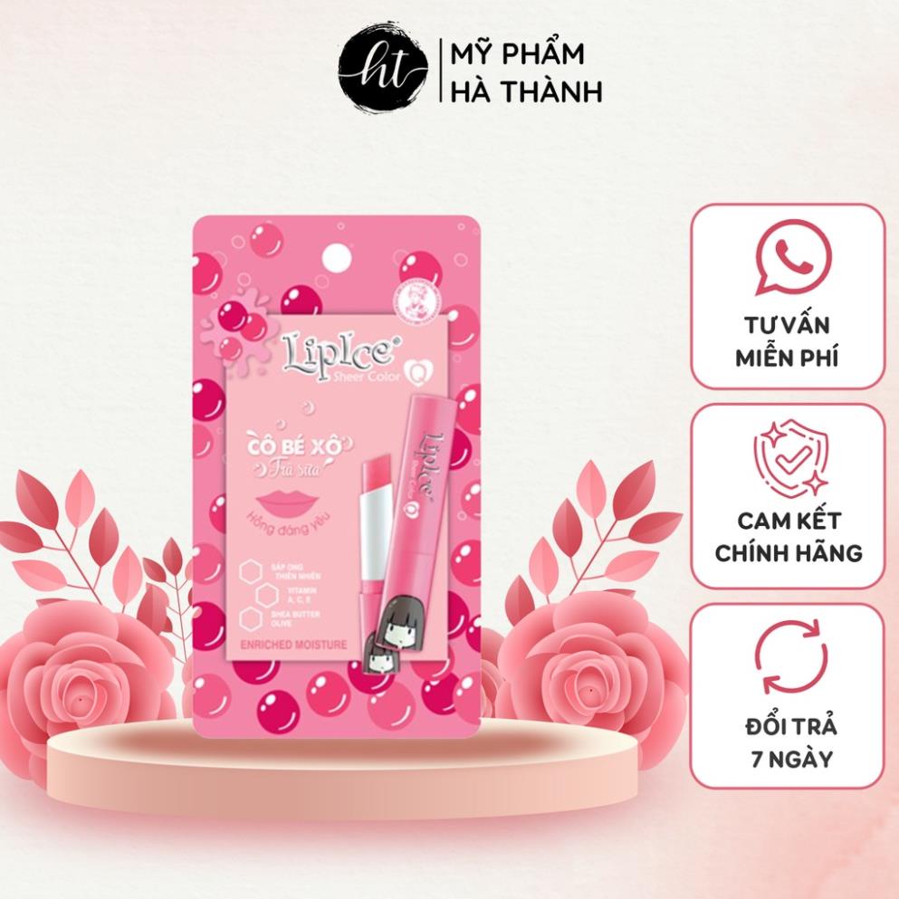 Son Dưỡng LipIce Sheer Color Q 2.4g Hàng Chính Hãng Mềm Môi Dưỡng Ẩm Cung Cấp Vitamin Lâu Phai Đủ Màu - HT109 ®️