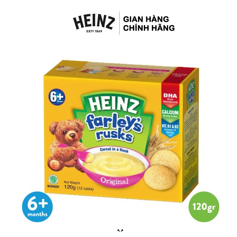 Bánh Quy ăn dặm HEINZ Farley 120g