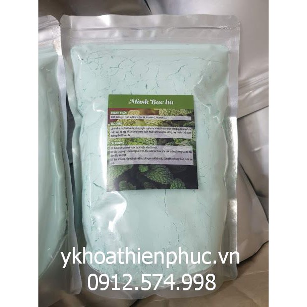 Bột mặt nạ dẻo bạc hà. 1kg/bịch
