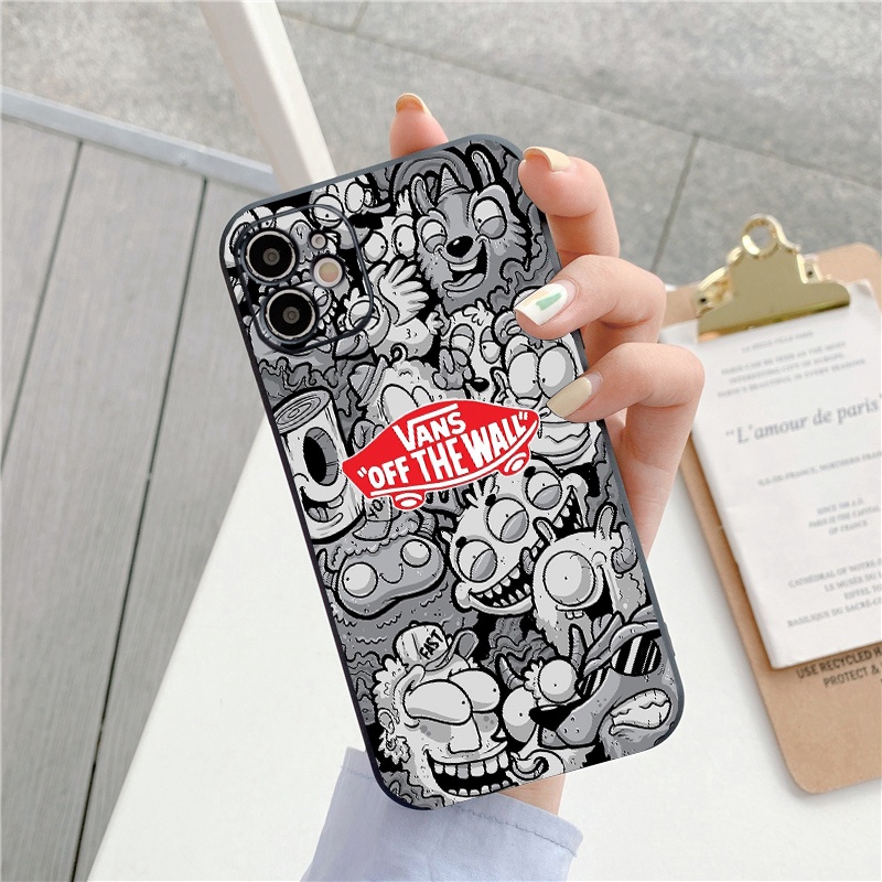 Ốp vuông iphone quái vật cười the wall đẹp cho ốp iphone 13 12 11 Pro Max 7/7Plus/8/8Plus/X/Xs/Xs Max/11/11pro