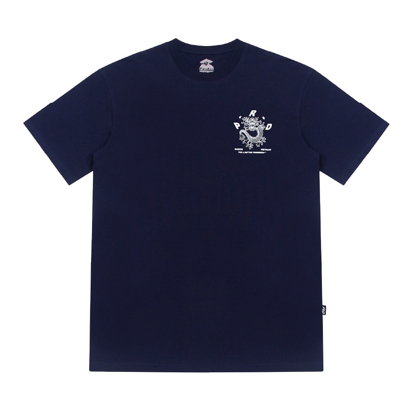 Áo thun ngắn tay Paradise Saigon - Dragon Graphic T-shirt (xanh Navy)