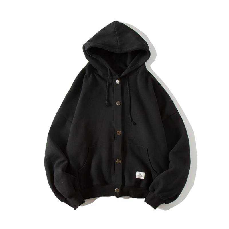 Áo Khoác Hoodie Dày Dặn Phong Cách Harajuku Cho Nam | BigBuy360 - bigbuy360.vn