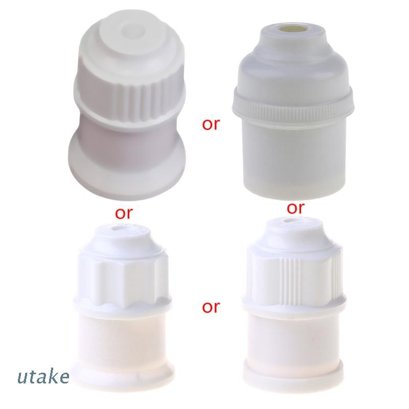 Utake E27 Plastic Hanging Lamp Thread Base Screw Light Bulb Ceramics Socket Holder Flame Retardant Durable Safe Non Electric leakage