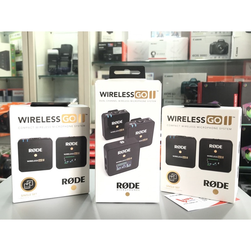 Micro thu âm Không dây RODE Wireless GO II và GO II Single