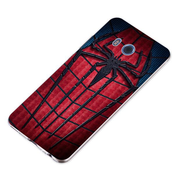 Ốp điện thoại silicon hình Spiderman cho HTC Desire 12 12+ One M10 M9 U ultra U11 X9