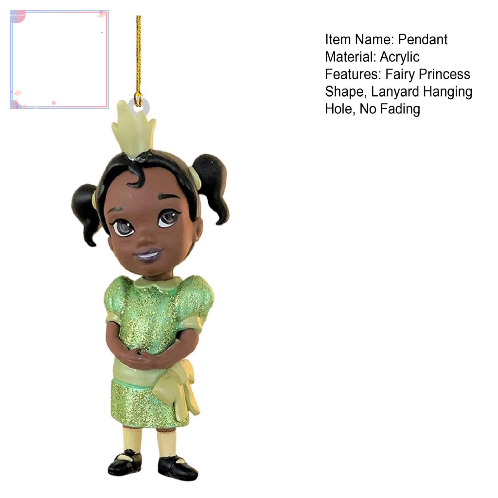 Phụ Kiện Treo Trang Trí Hình Nàng Tiên Cá / Bạch Tuyết Dễ Thương Xinh Xắn