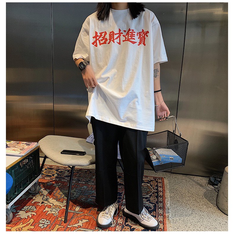 Áo thun tay lỡ Unisex NEKOSG, áo phông form rộng HT63