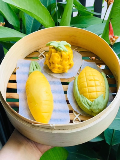 Lồng hấp tre lồng hấp bánh bao há cảo 2-3 tầng