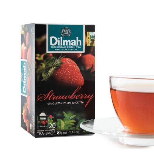 Trà Dâu Dilmah Strawberry – hộp 30g/ 20 túi lọc